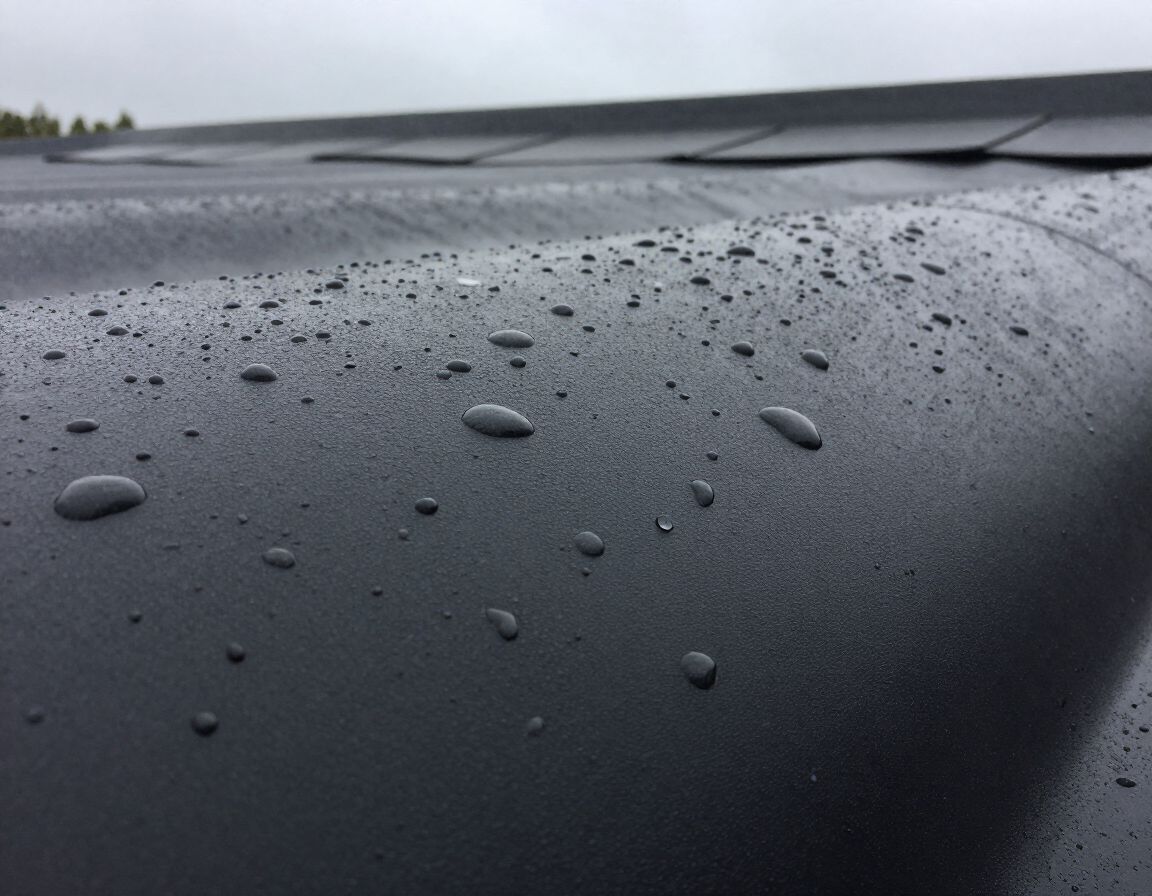 Durable rubber roofing texture