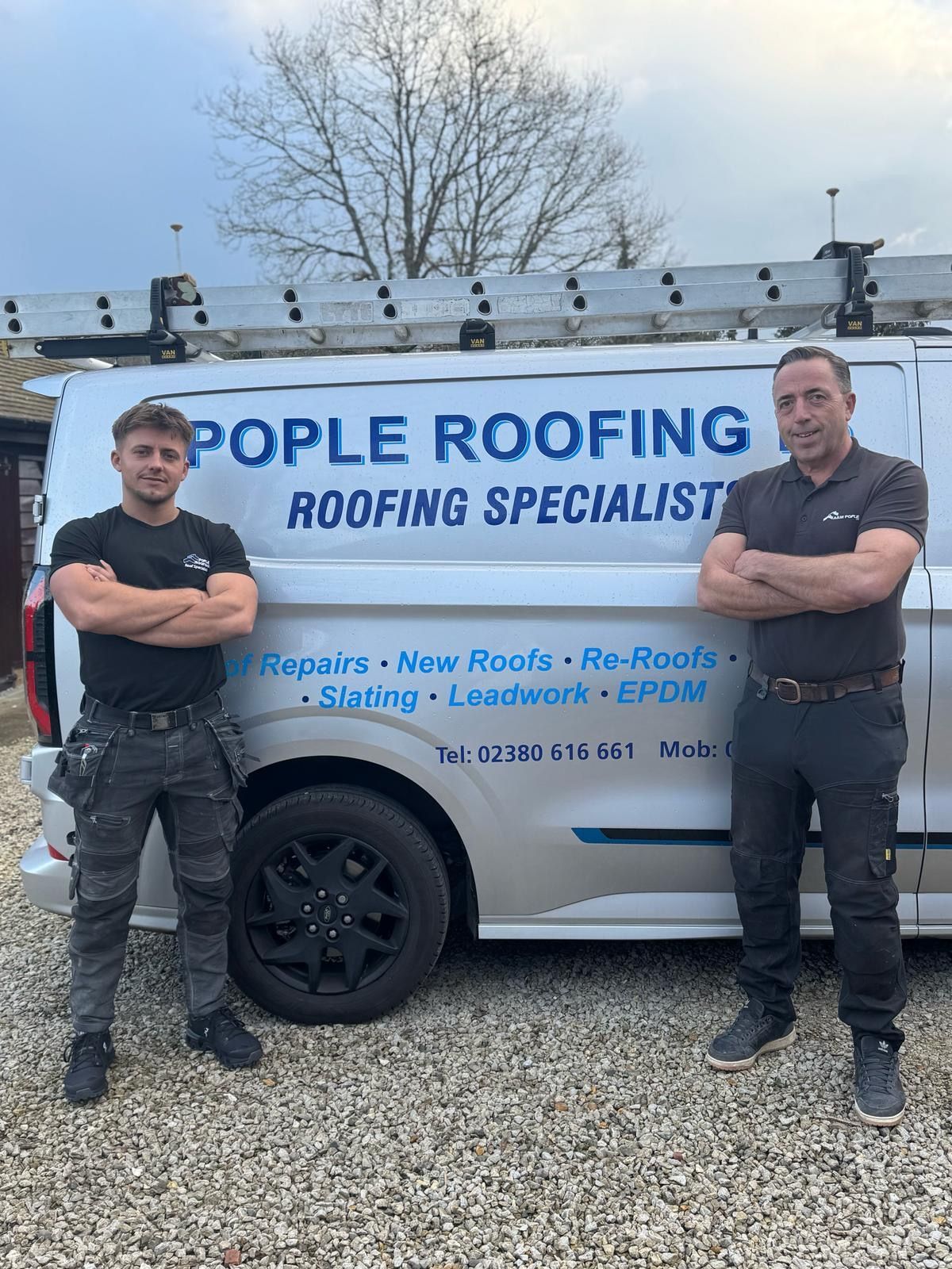 Mark Pople and Lewis Pople - roofing specialists in Hampshire, UK