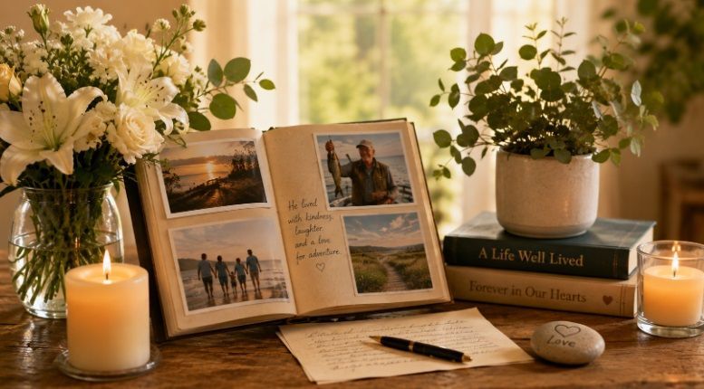 Personalized legacy tribute for cremation service Kennebunk, ME.