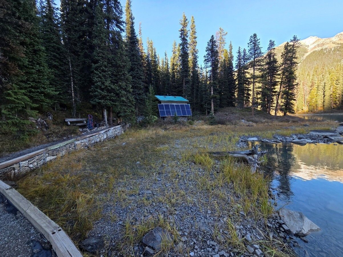 Solar powered station for tourists in Canada