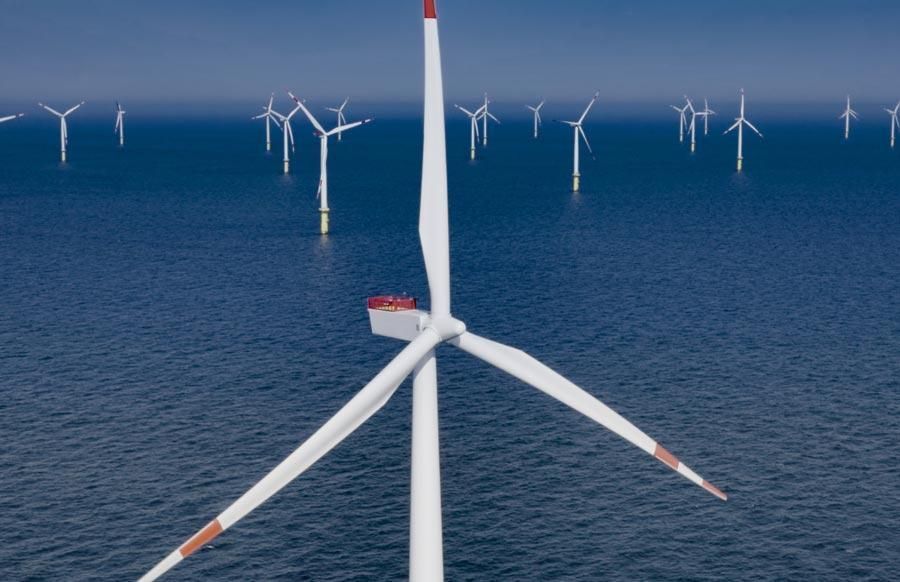 Offshore wind farm being supported by Centurion