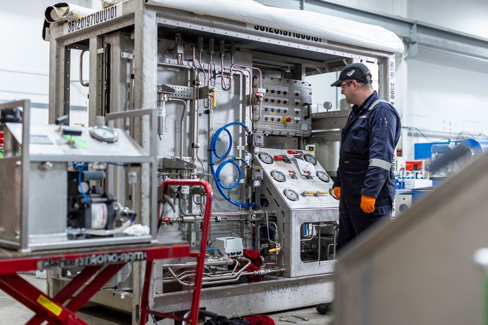 oil and gas flushing and testing instrumentation