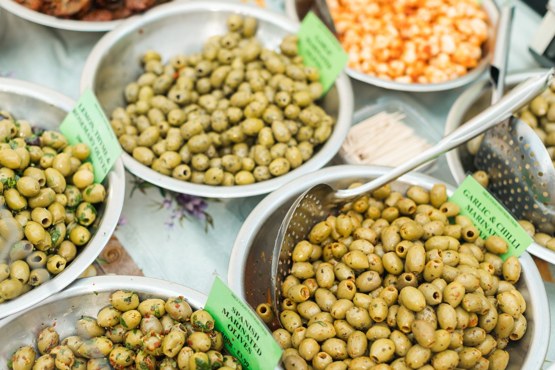 Vegan food selection at Vegan Life Live London