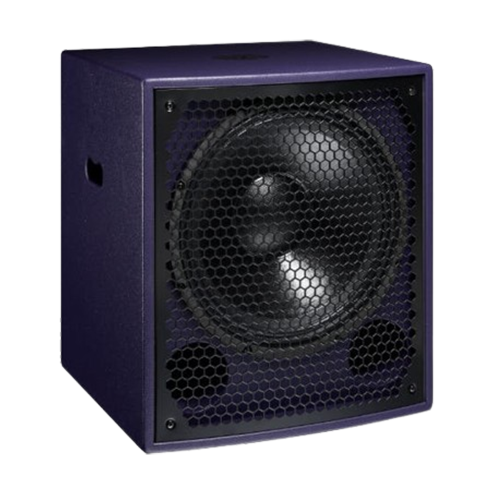 Similar purple Funktion-One speaker with slight angle variation.