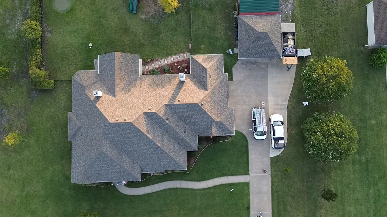 Residential roof installation in DFW by HTX Roofing & Exteriors