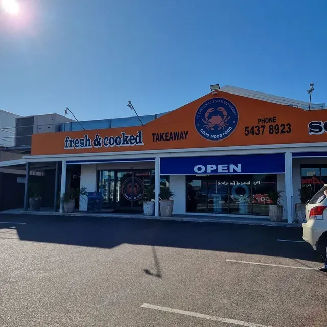 Seafood Takeaway Shop With Orange — Pt Cartwright Seafoods in Warana, QLD