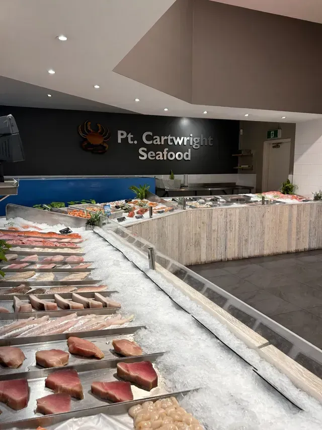 Fresh Seafood Display — Pt Cartwright Seafoods in Warana, QLD