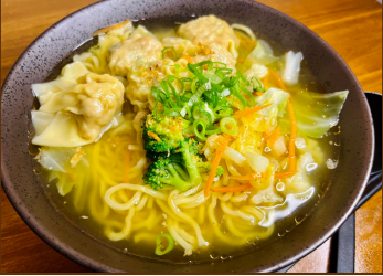 Pork and Prawn Wonton Ramen — Pt Cartwright Seafoods in Warana, QLD