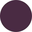 Dark plum-colored circle on a white background