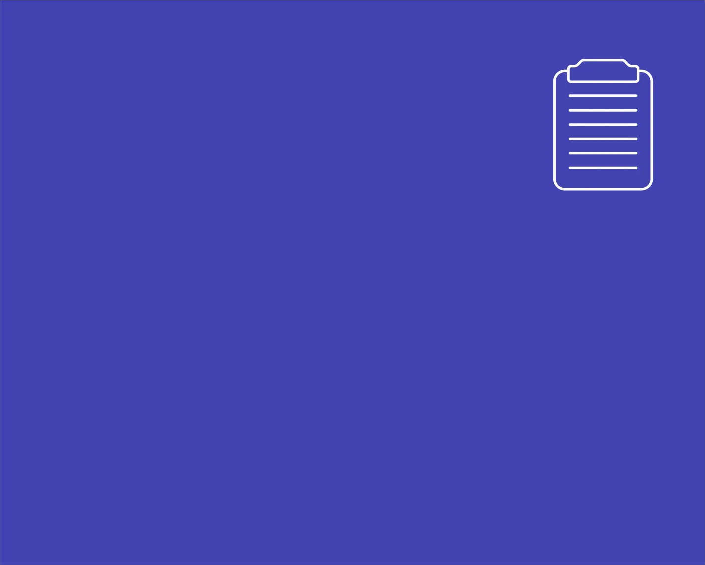 A line drawing of a man holding a box on a blue background.