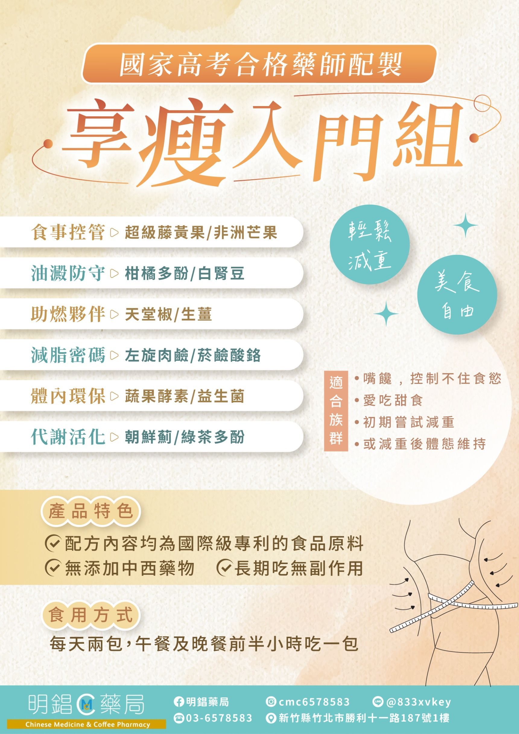 享瘦入門組配方(60包入)
