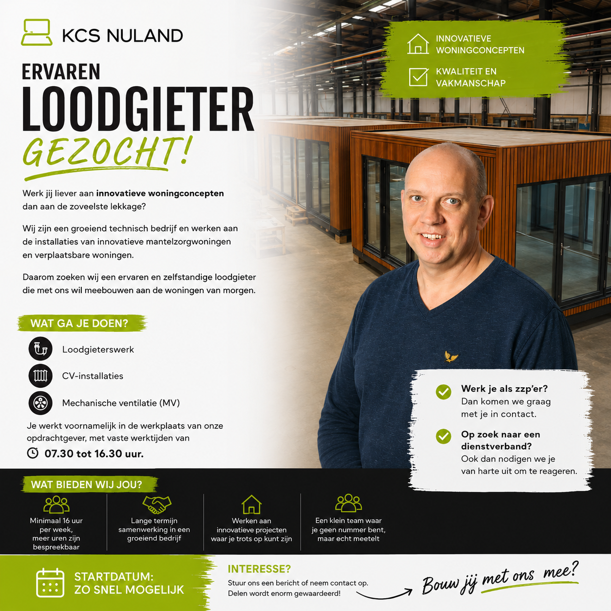 kcs nuland vacature loodgieter