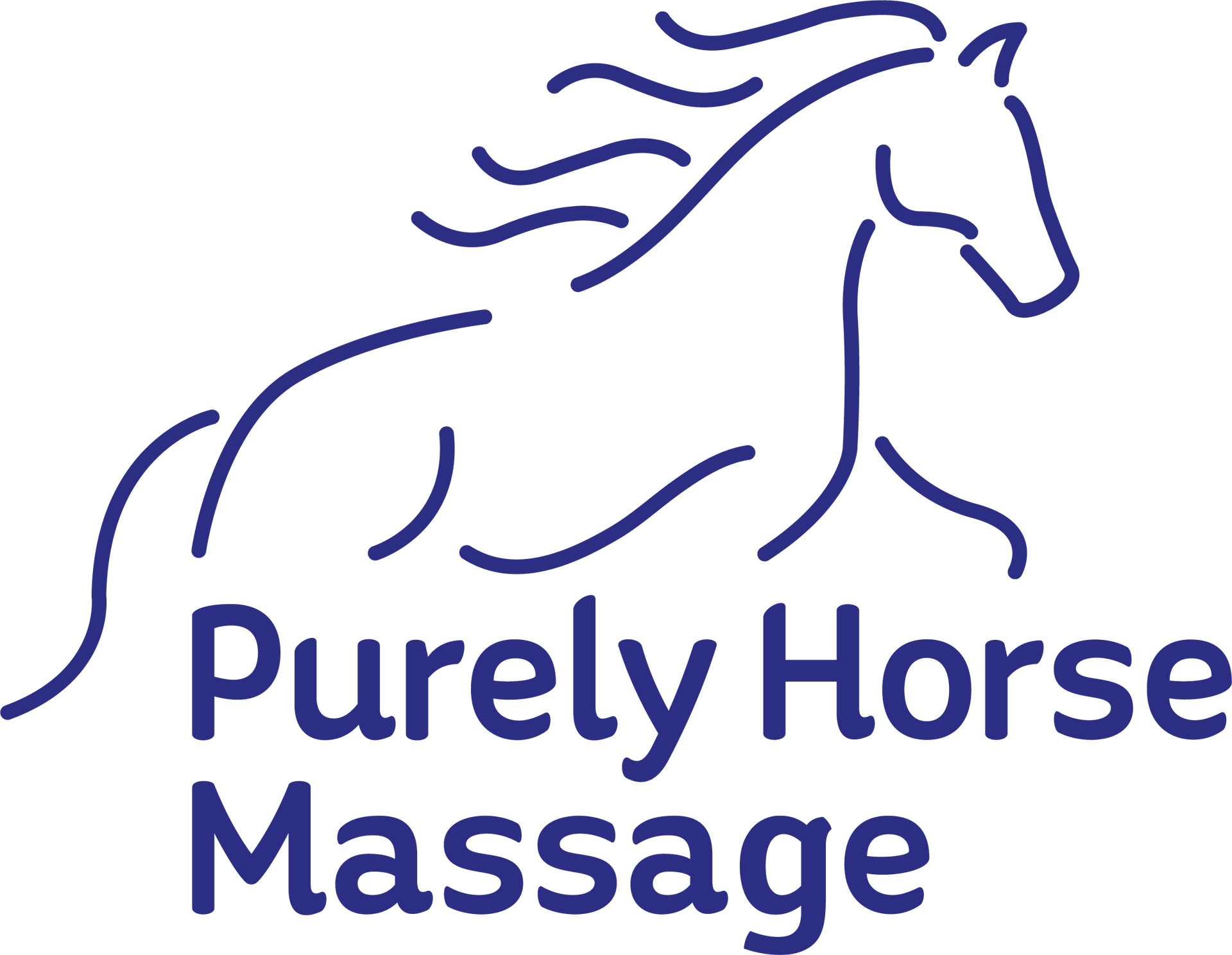 logo purely horse massage paarden massage drenthe, groningen en friesland 2025