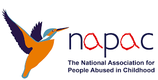 NAPAC logo: Colorful bird in flight with