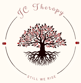 Logo: Tree with roots inside a circle.