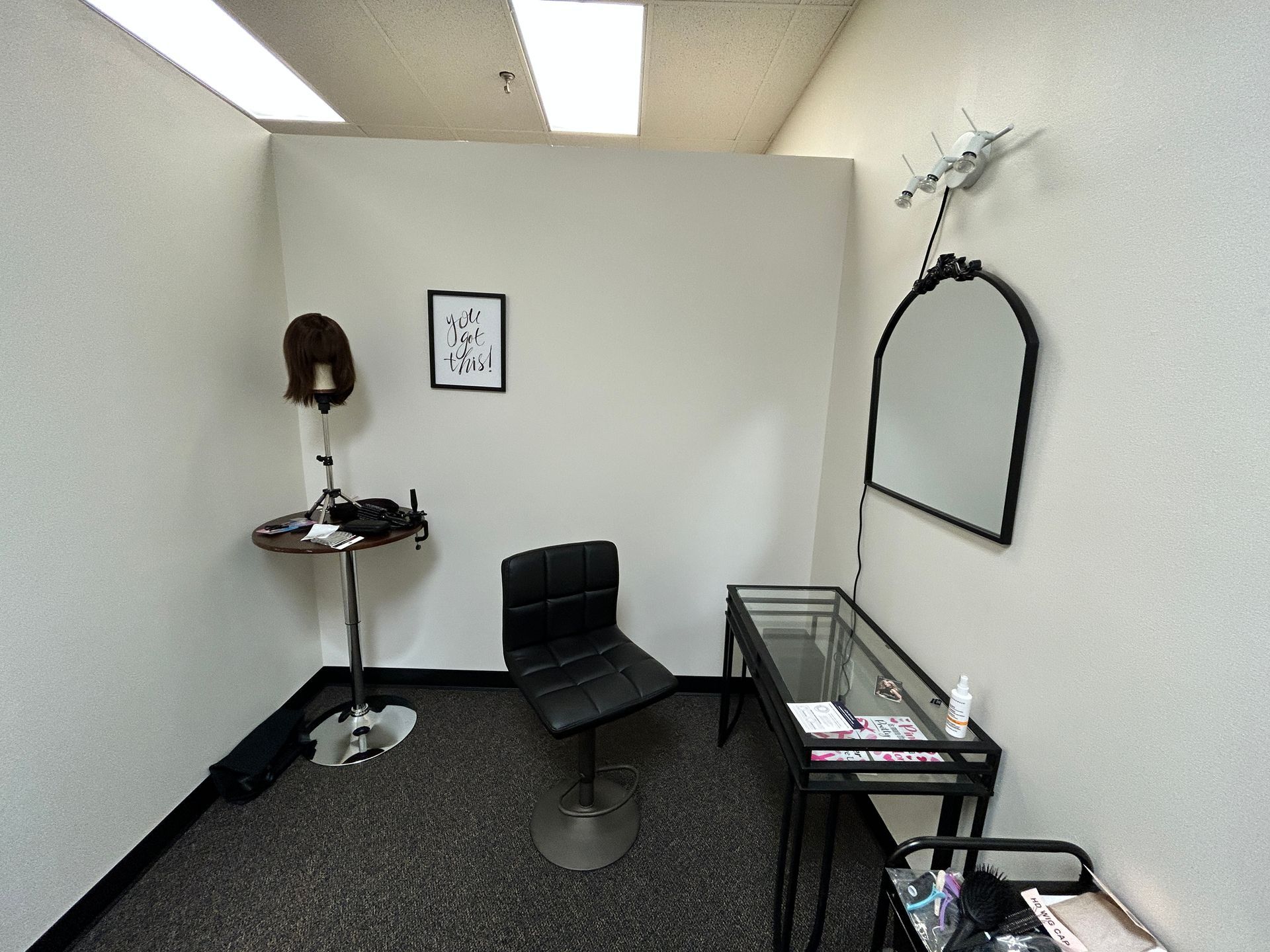 We have a private room to make each client feel comfortable and where we can learn more about how we can help.