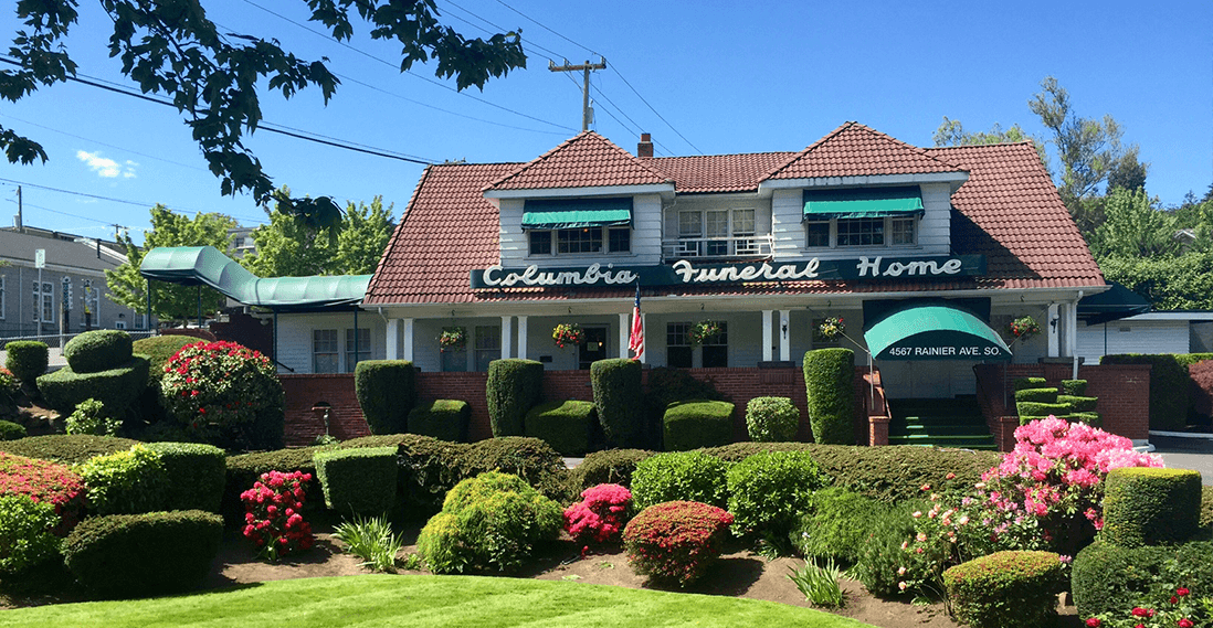 Columbia Funeral Home & Crematory in Seattle, WA exterior building