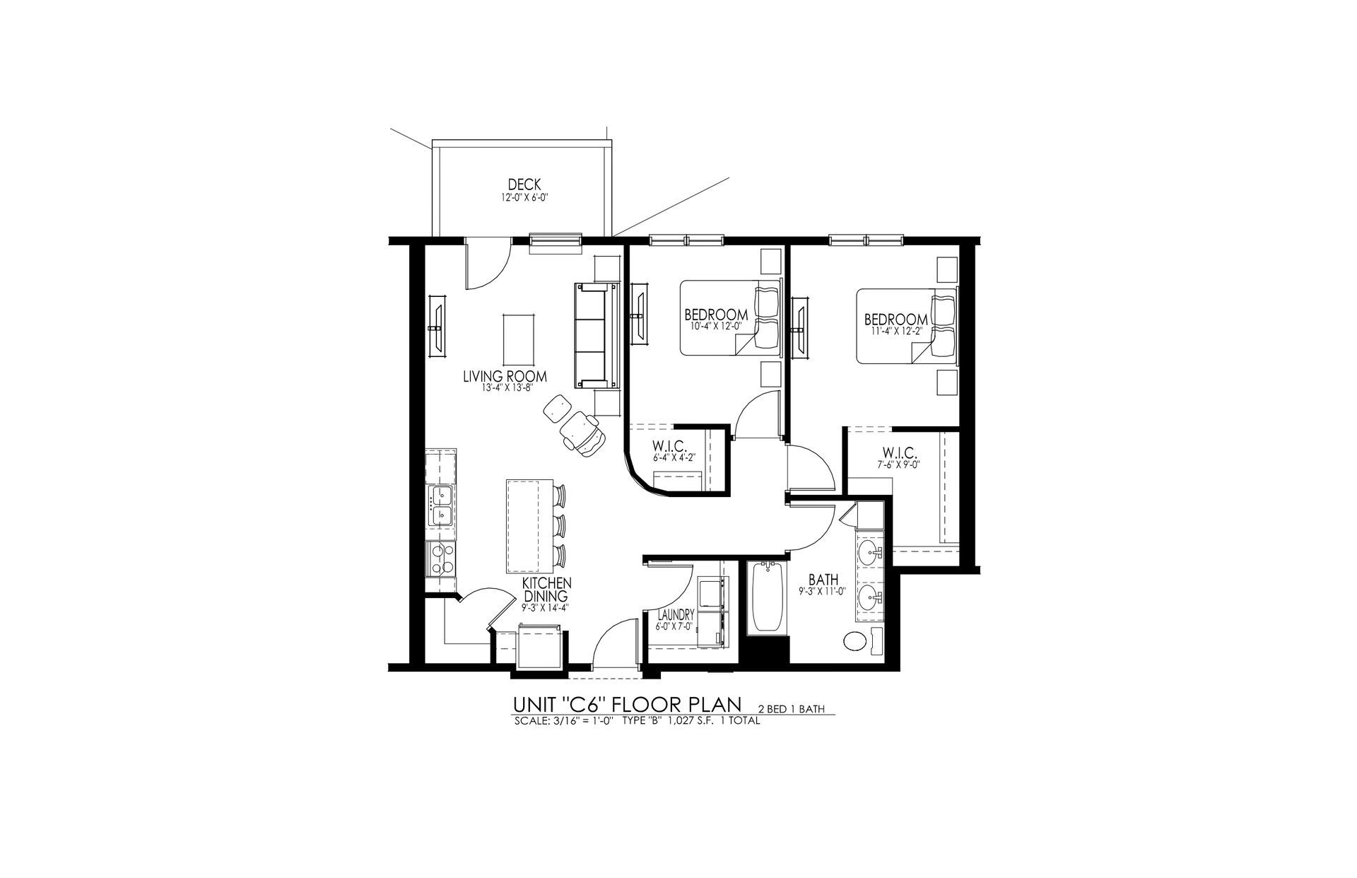 Black-and-white architectural floor plan showing rooms, doors, windows, and measurements