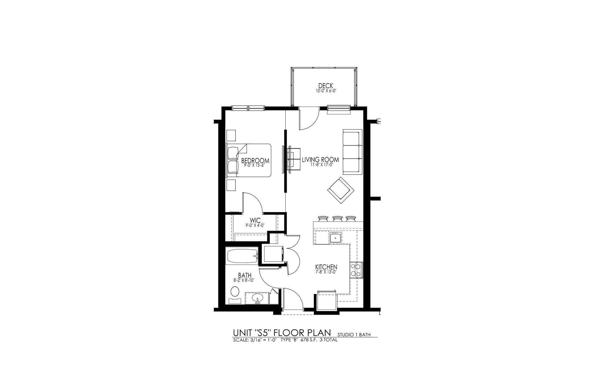 Apartment floor plan with two bedrooms, living area, kitchen, bathroom, and balcony