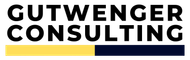 The logo for g-consulting solutions is black and yellow.
