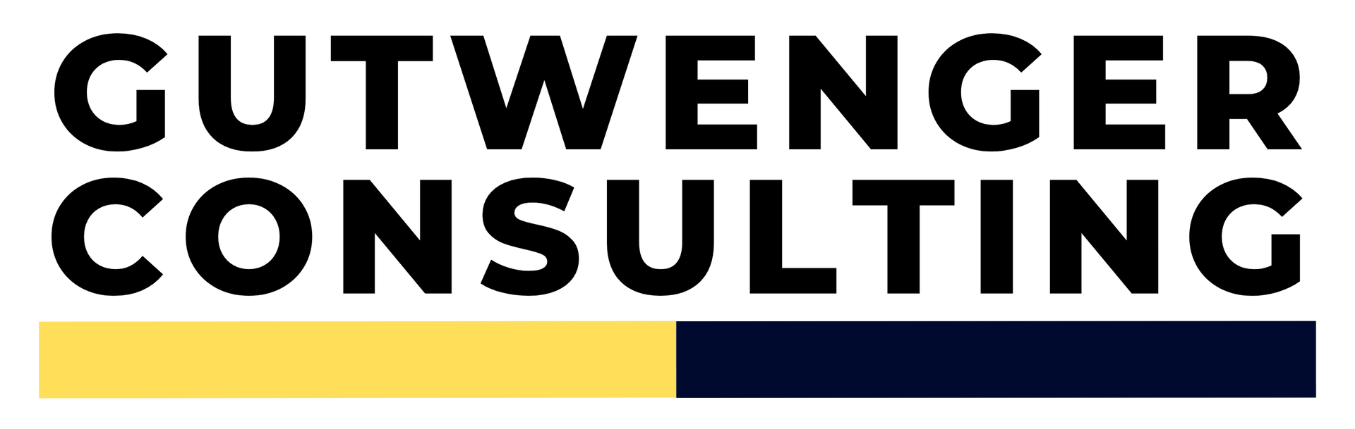The logo for g-consulting solutions is black and yellow.