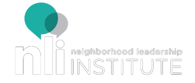 A logo for the neighborhood leadership institute