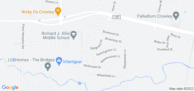 Map of business location