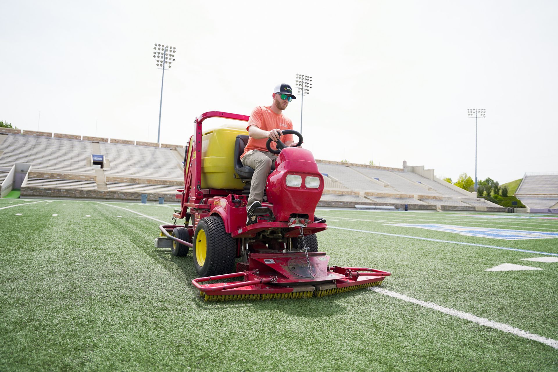 Soccer Field Grass With Ball — Tulsa, OK — Sports Surface Management Soccer Field Grass With Ball — Tulsa, OK — Sports Surface Management