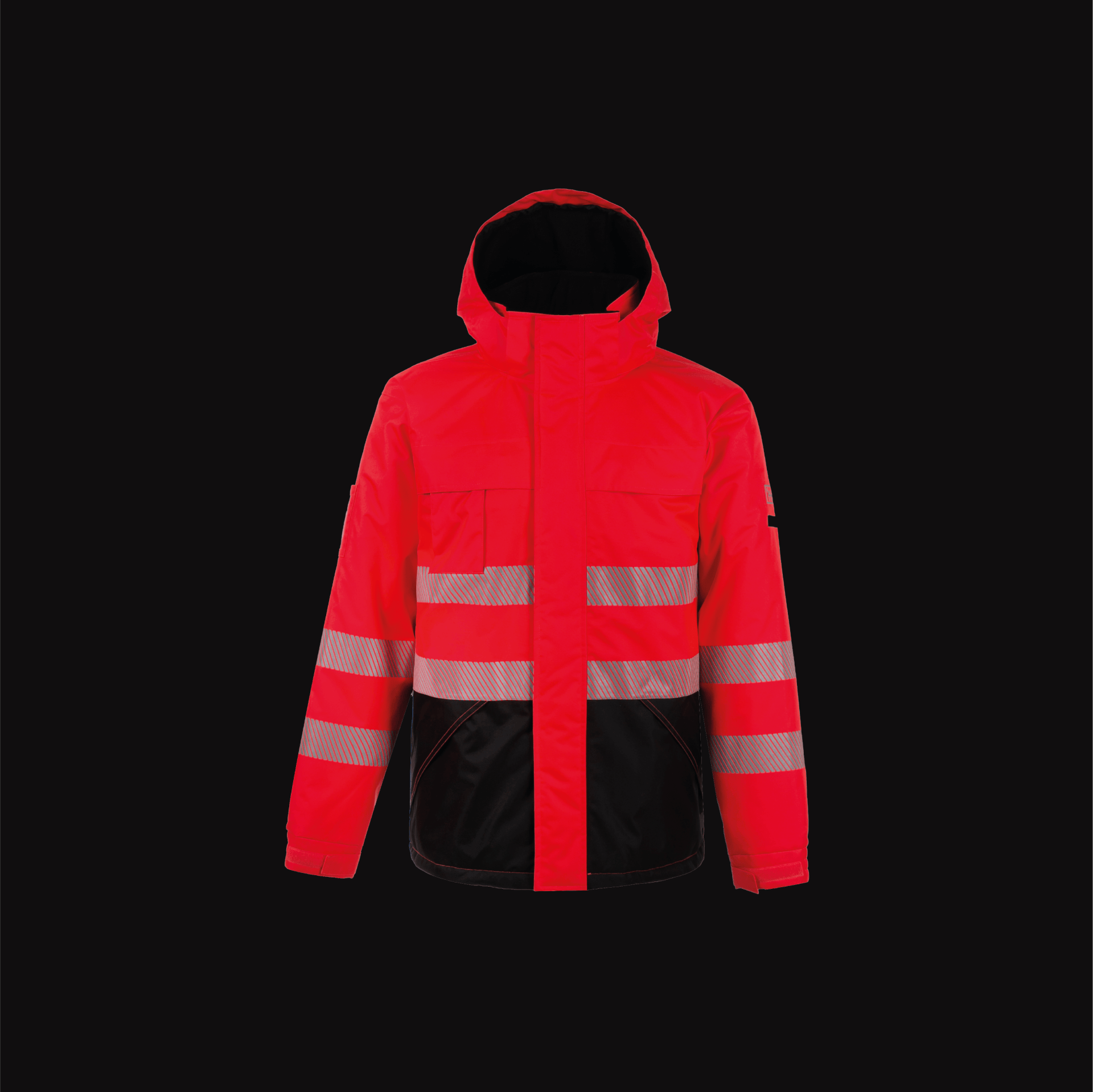 Technical waterproof high viz jacket made in Fujian Shining