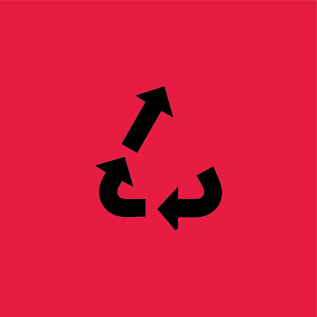 waste reduction sustainability symbol