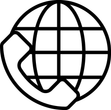 Globe with telephone receiver, suggesting international calls or global communication.