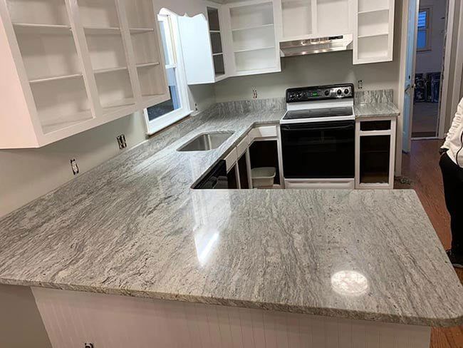 River White Granite — Greensboro, NC — Peakstone Granite & Marble
