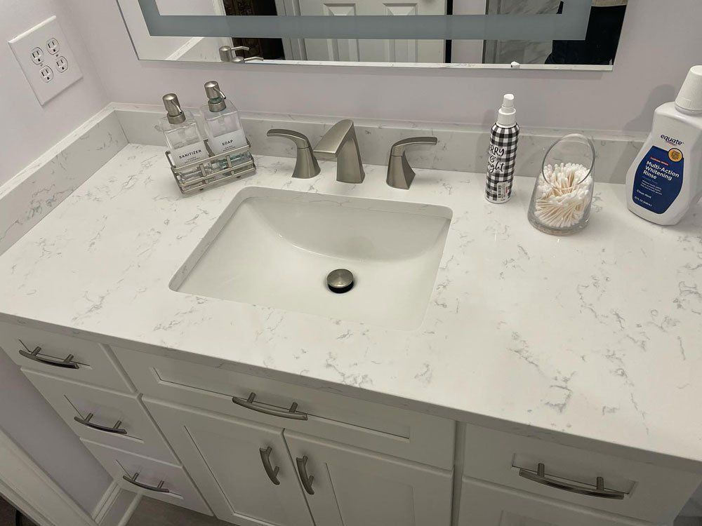 Bathroom Vanity — Greensboro, NC — Peakstone Granite & Marble