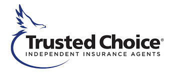TrustedChoice logo with blue bird and text “Independent Insurance Agents”