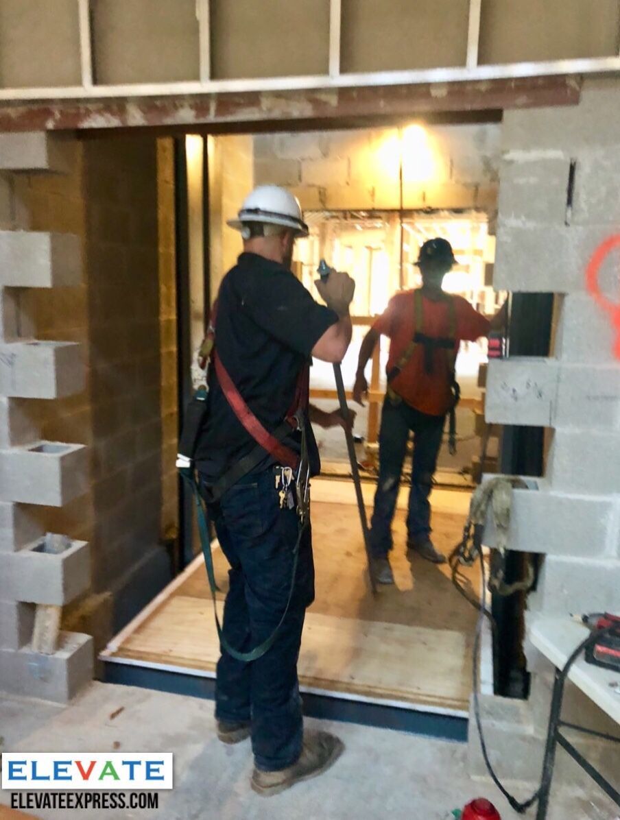 new elevator construction service