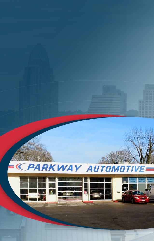 A car is parked in front of parkway automotive | Parkway Automotive