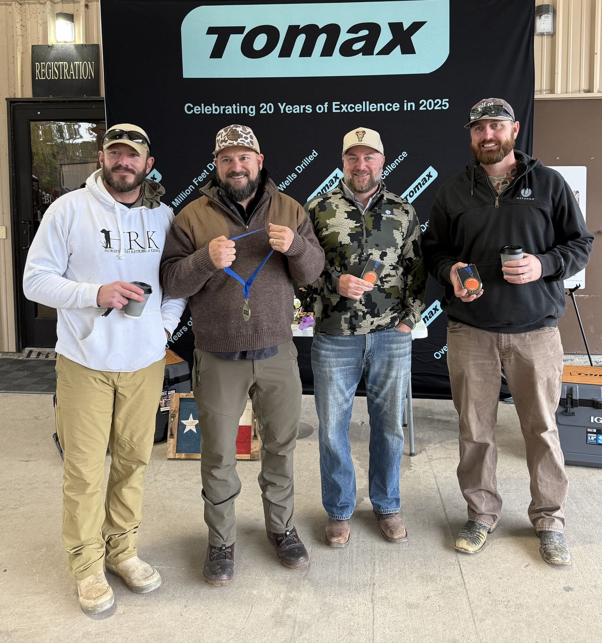 2025 IADD Clay Shoot 3rd place winners
