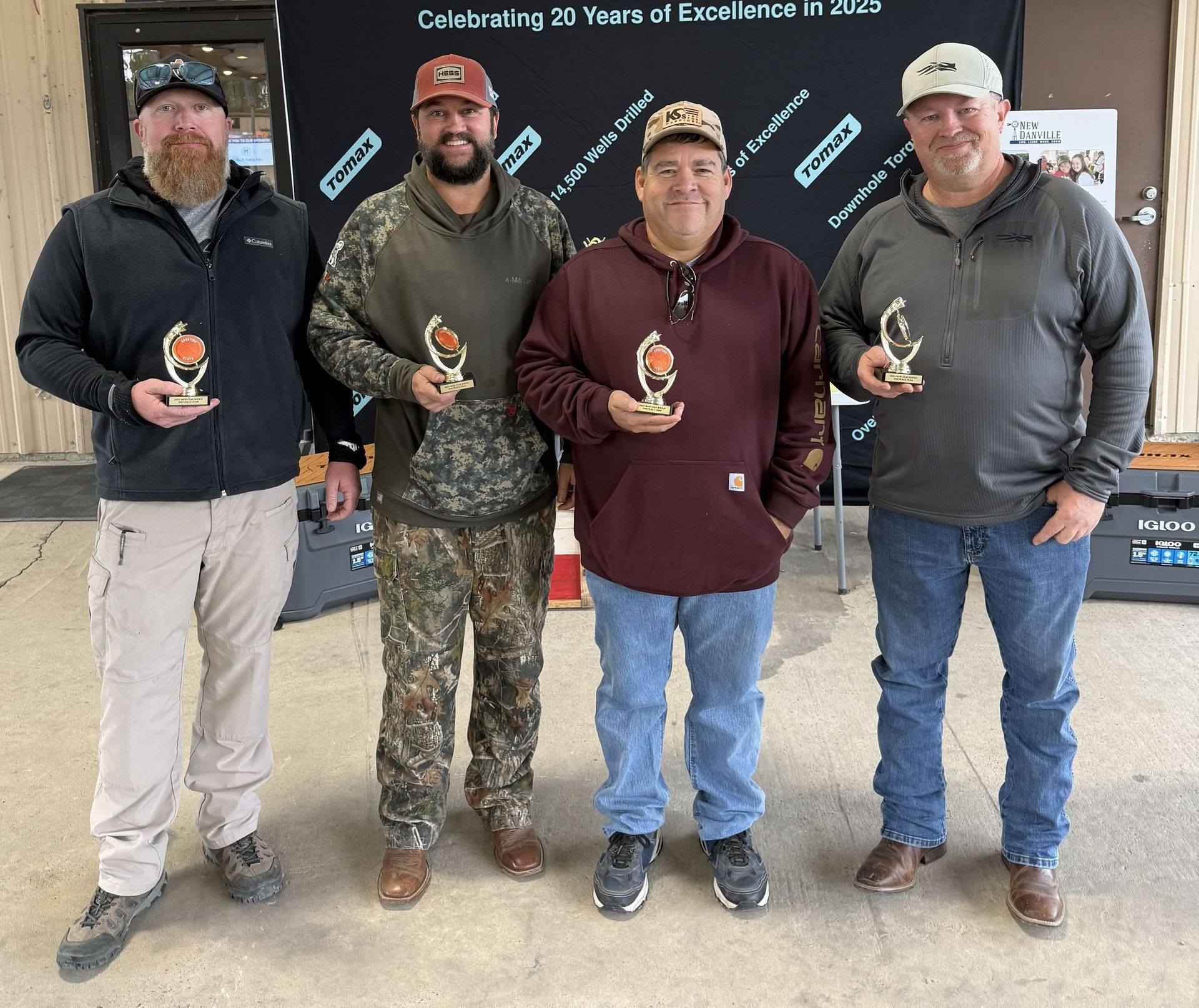  Clay Shoot Team 2nd Place 2025 IADD Clay Shoot