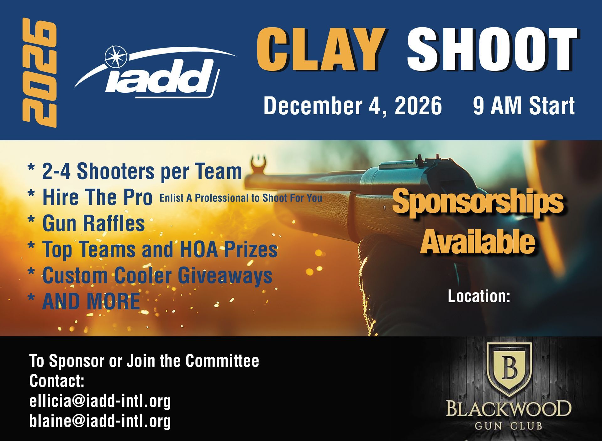 2025 Clay Shoot Graphic