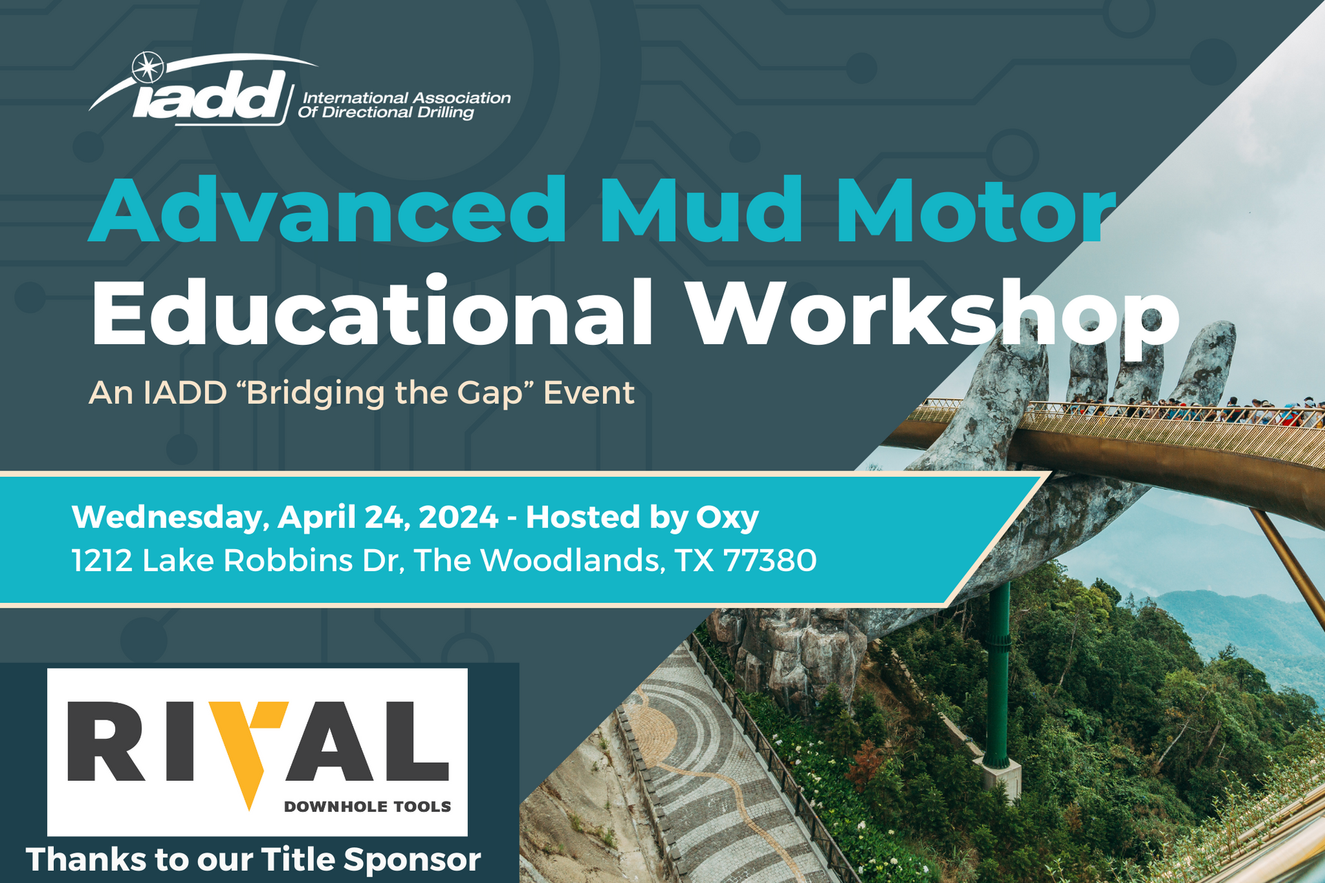 Advanced Mud Motor Educational Workshop Graphics for luncheon