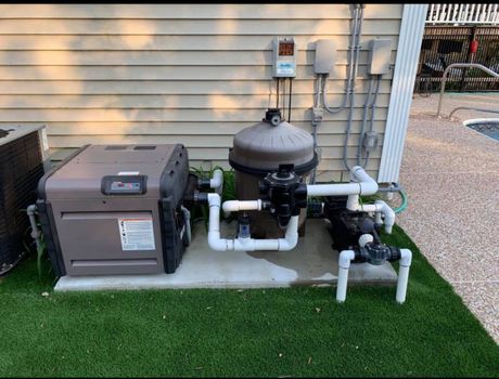 Backyard Pool Installation