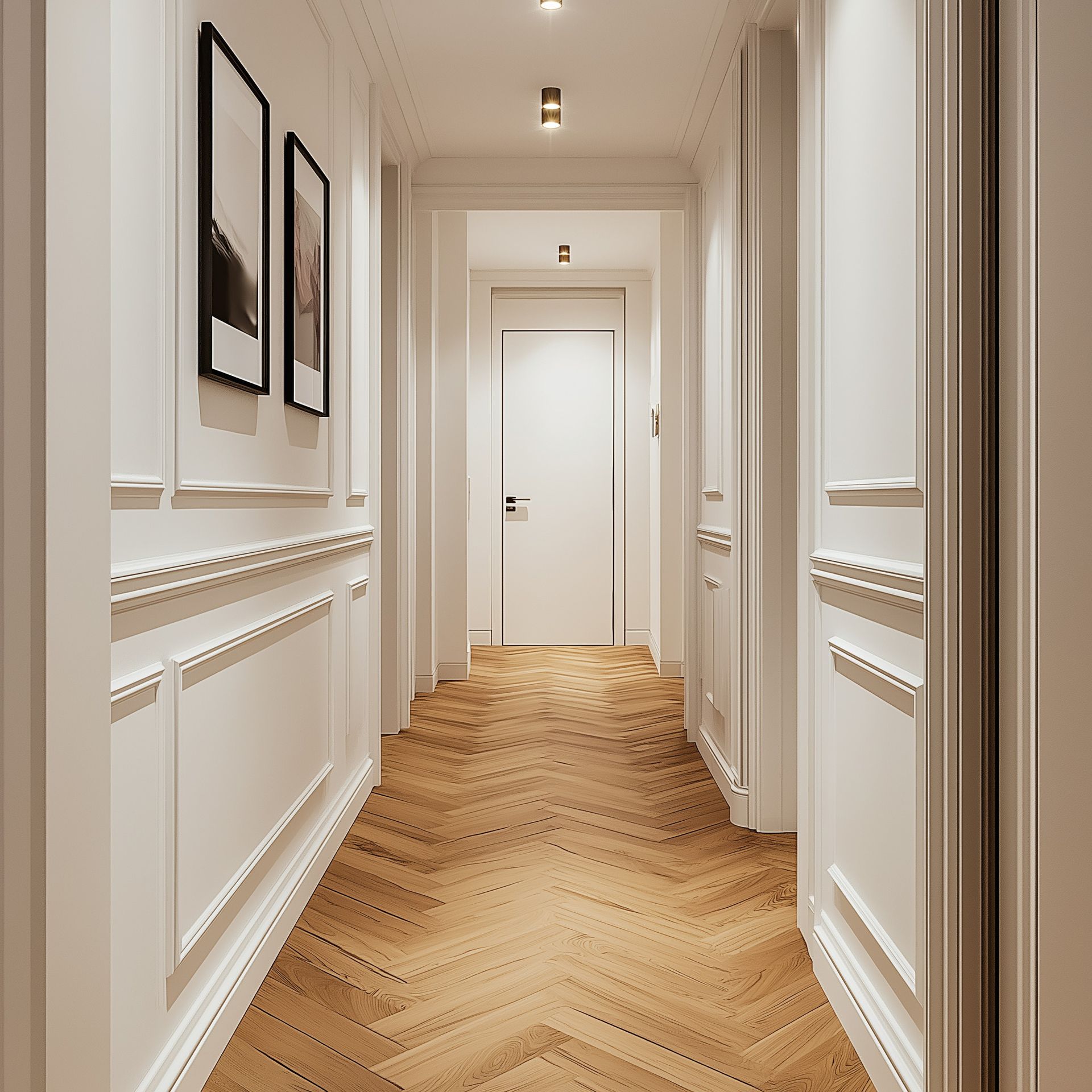 Professional flooring contractor completing flooring installation in Highland Park Illinois, Lake Cook Hardwood and Flooring team working on residential property in Highland Park IL