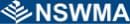 A blue background with the word nswma in white letters