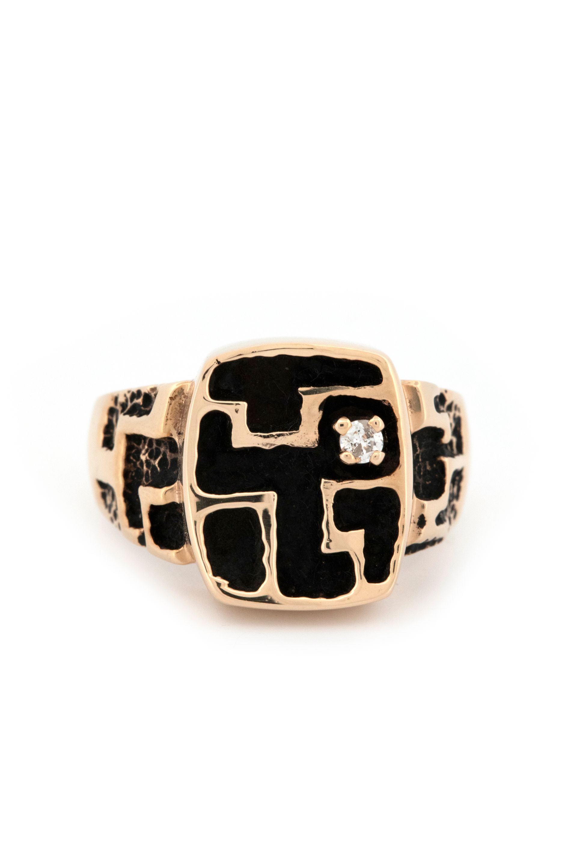 14k Yellow Gold Diamond 