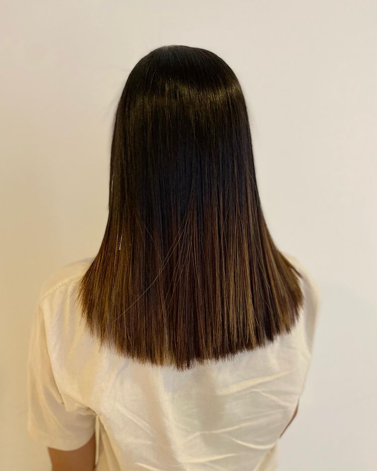 Straightening at Kimage salon