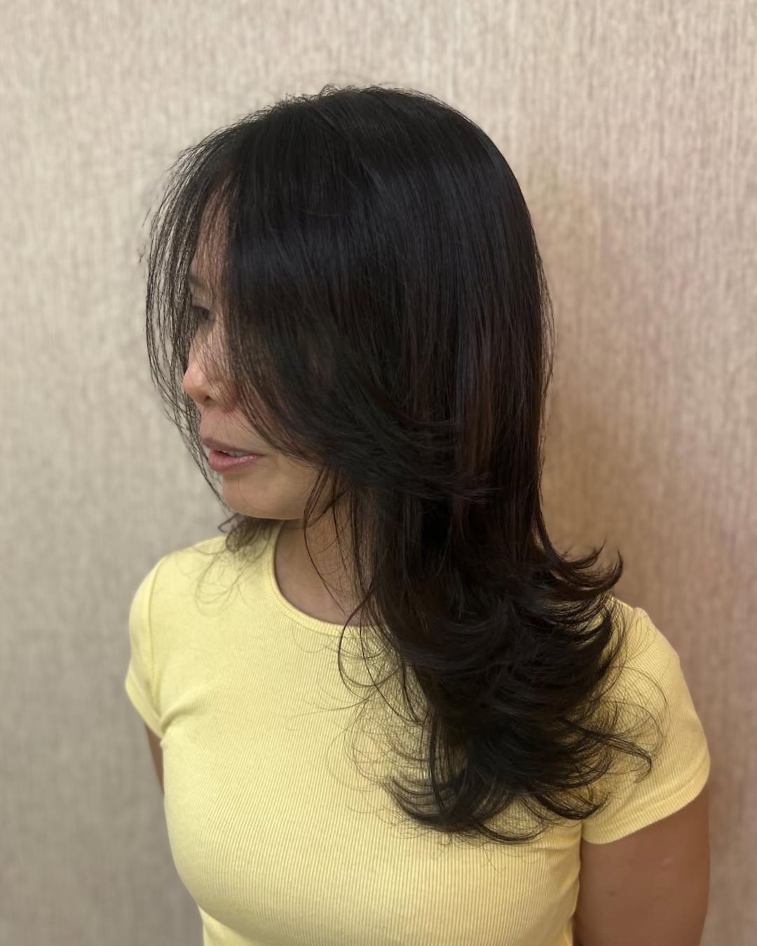 An image of a Soft Layered Perm