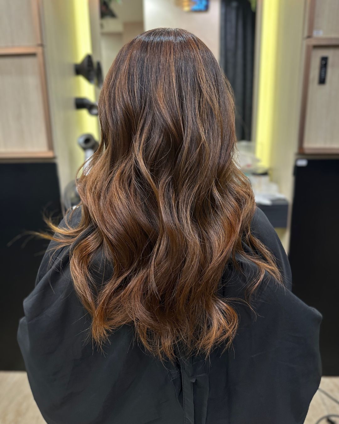 A photo of a Toffee Brown hair color