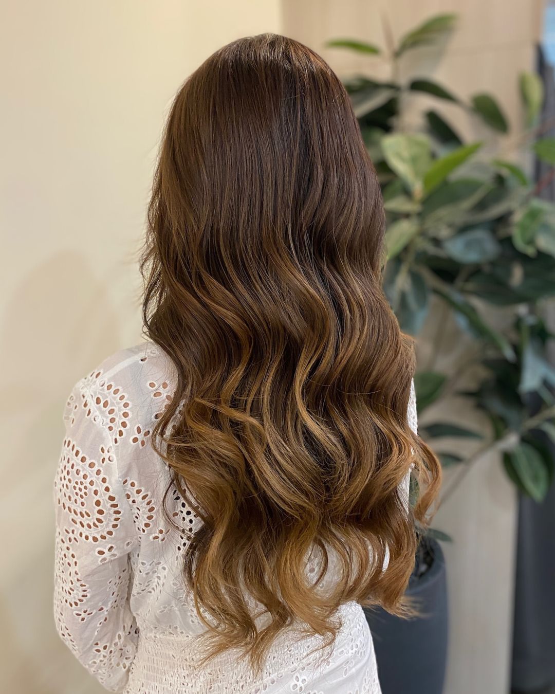 A photo featuring a Honey Brown hair color