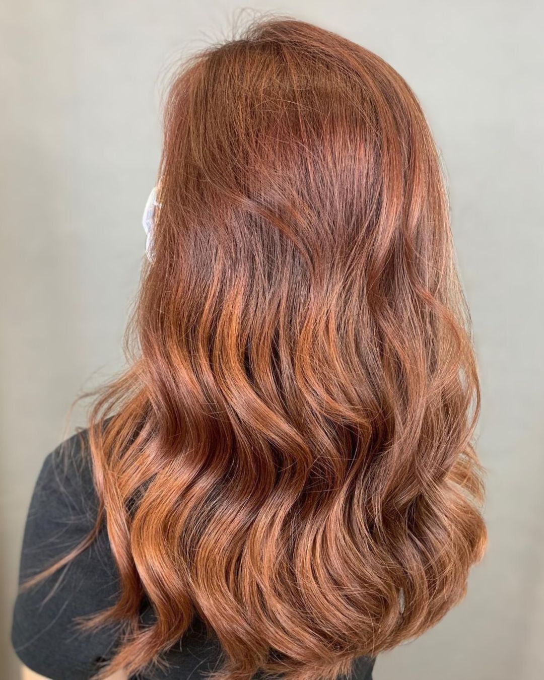 Cinnamon Spice By Anne Feng balayage hair