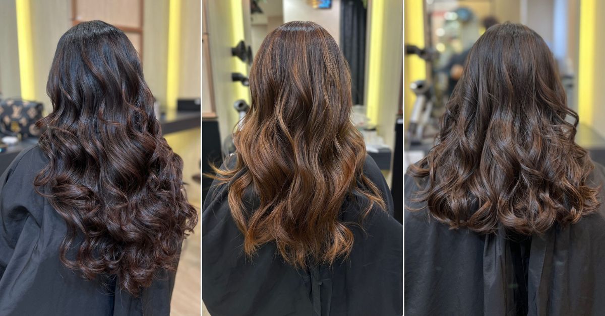A photo of brown hair color ideas